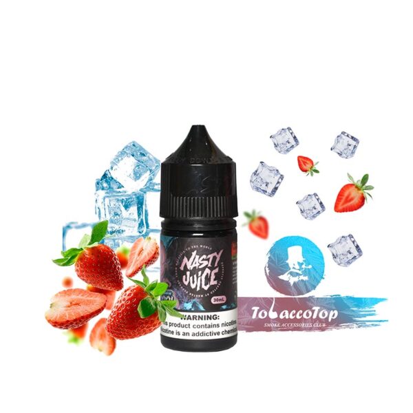 سالت توت فرنگی یخ نستی |   Nasty Juice Strawberry Ice Cool