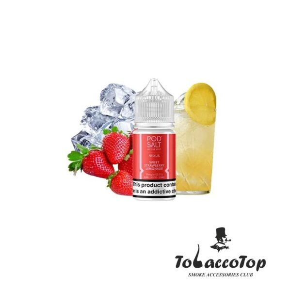 سالت پاد سالت طعم توت فرنگی لیموناد شیرین یخ | PODSALT SWEET STRAWBERRY LEMONADE ICE