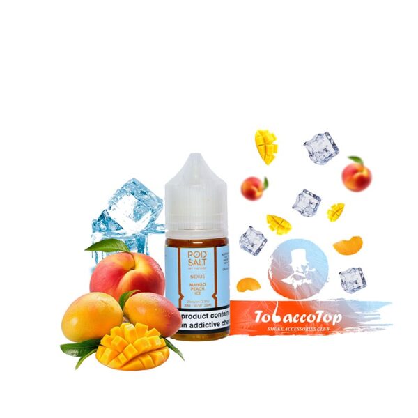 سالت پاد سالت هلو انبه با یخ | POD SALT Nexus Mango Peach Ice