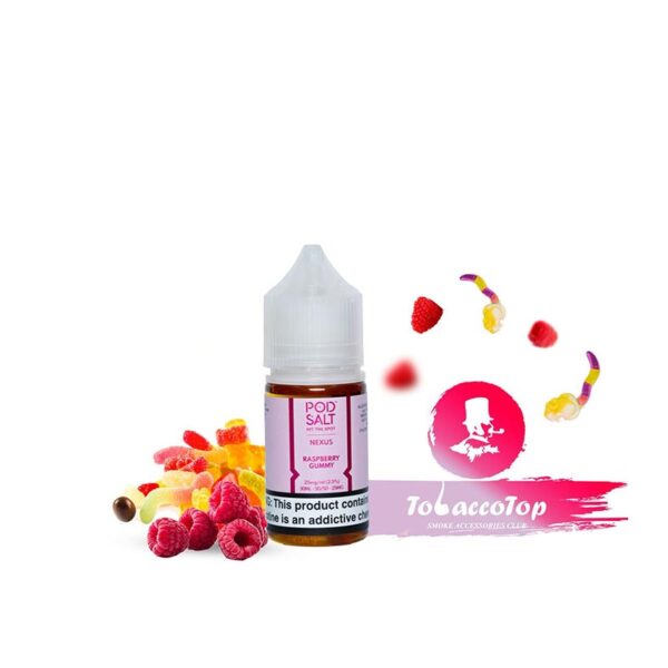 سالت پاد سالت پاستیل تمشک | POD SALT Nexus raspberry gummy