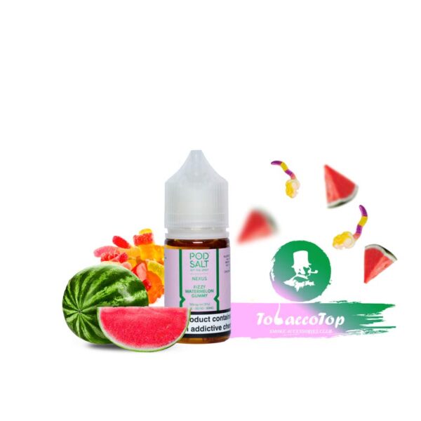 سالت پاد سالت هندوانه پاستیل ژله‌ای |  PODSALT NEXUS Fizzy Watermelon Gummy